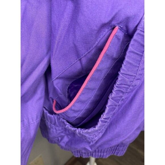 Vtg Y2K Ski Jacket Womens M Funky Retro 70s Bold Color Block Lightweight Coat - Picture 5 of 13